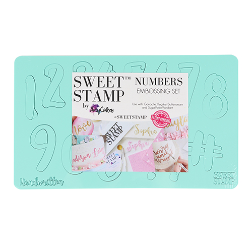 Sweet Stamp Set of Handwritten Numbers & Symbols image 1