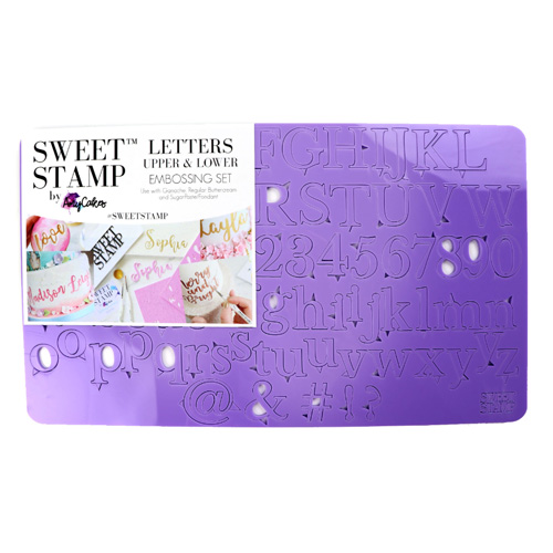 Sweet Stamp Set of Classic Upper & Lower Case Letters, Numbers & Symbols image 1