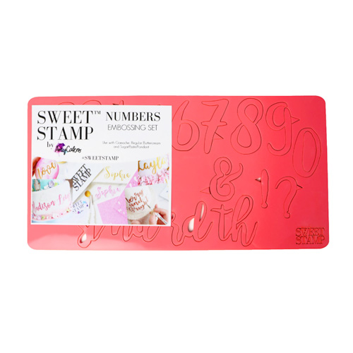 Sweet Stamp Set of Stylish Numbers & Symbols image 1