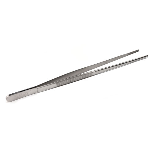 O'Creme Stainless Steel Straight Tip Tweezers, 12" image 2