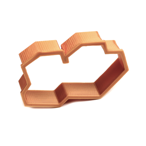 Double Tefillin Cookie Cutter, 3" x 2" x 3/4" H image 1