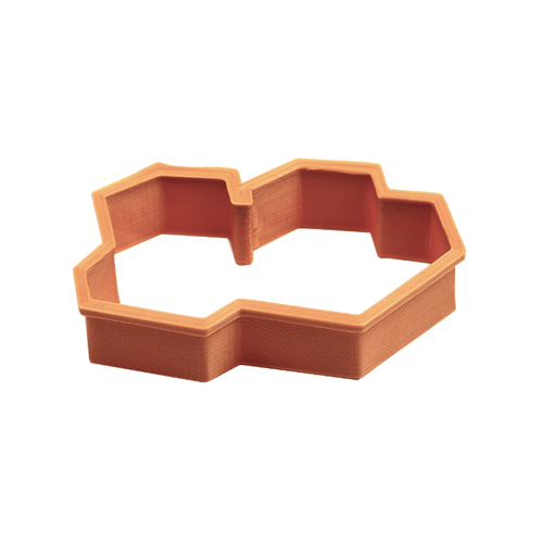 Double Tefillin Cookie Cutter, 3" x 2" x 3/4" H image 2