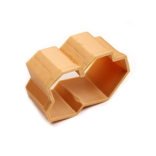 Large Double Tefillin Cookie / Cake Cutter, 3" x 2" x 1 1/2" H image 1