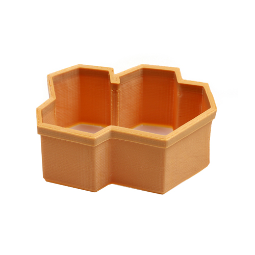 Large Double Tefillin Cookie / Cake Cutter, 3" x 2" x 1 1/2" H image 2