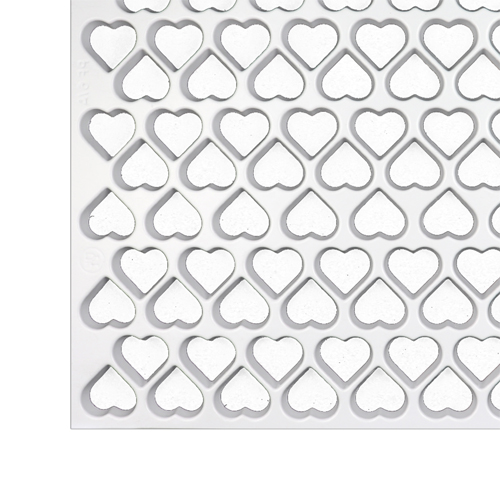 Production Cookie Cutting Sheet, Heart 1-3/8" image 1