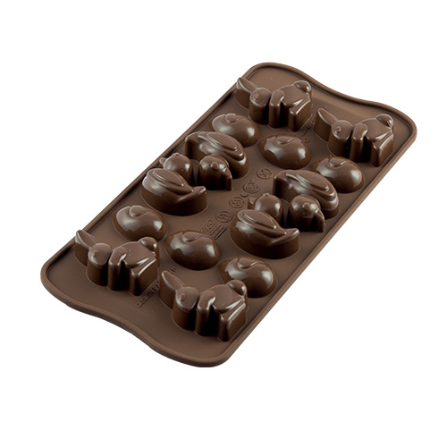 Silikomart Silicone Chocolate Mold, Easter Shapes image 1