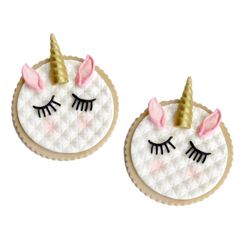 O'creme Unicorn Ears, Horn & Lashes Mold image 1