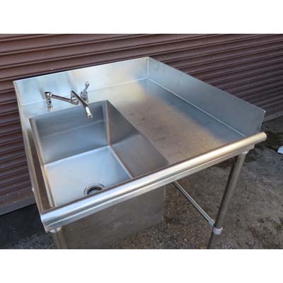 Custom-125 Sink 34"W x 36"D x 37"H, Used Good Condition image 1