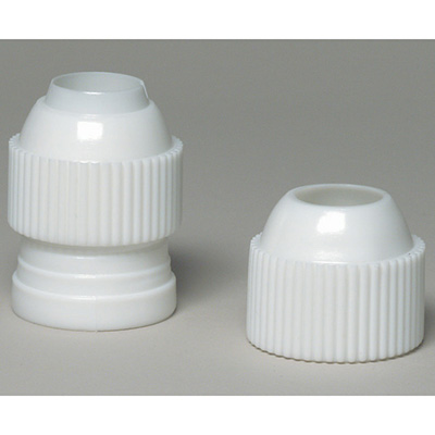 Ateco 402 Medium Coupler Plastic 3 Pc. - Fits Med. & Std. Size image 1