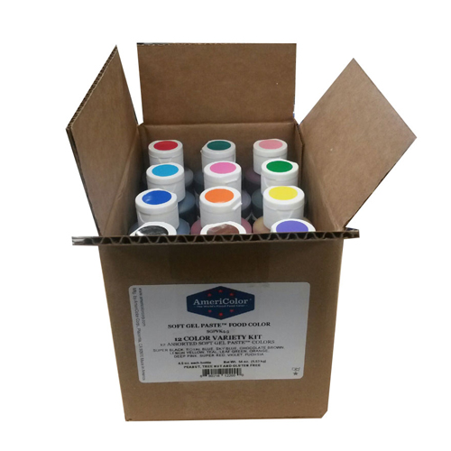 Americolor Soft Gel Paste Variety Kit, 4.5 oz., 12 Colors image 1