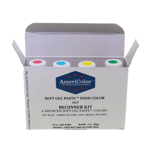 Americolor Soft Gel Paste Beginner Kit, 0.75 Oz  image 1
