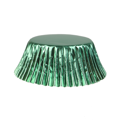 Green Foil Cupcake Liners, 2" Dia. x 1 1/4" High, Pack of 500  image 1