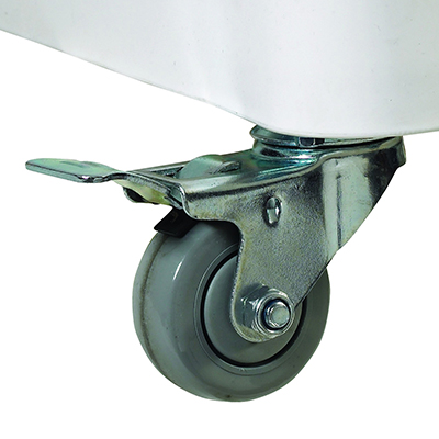 Winco IB-C3B 3" dia. Caster with Brake for IB-21 & IB-27, 100 lb. Capacity, Polyurethane, Swivel Plate image 1