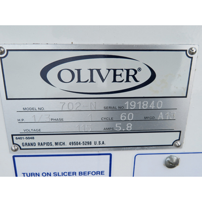 Oliver 702N Bagel Slicer, Used Excellent Condition image 2