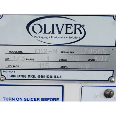Oliver 702N Bagel Slicer, Used Great Condition image 2