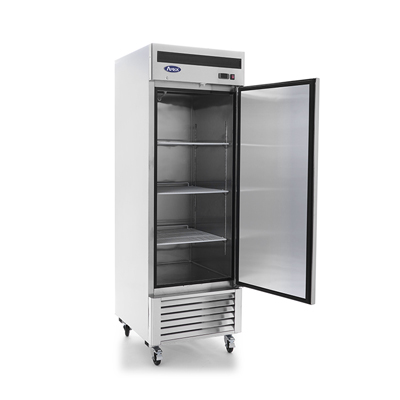 Atosa MBF8501GR Reach-In Bottom Mount Freezer 27"W x 31-1/2"D x 83-1/8"H with Locking Solid Door image 1