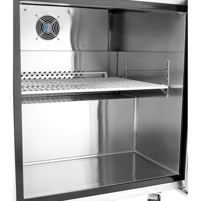 Atosa MGF8401GR Rear Mount Undercounter Refrigerator 27-9/16"W x 30"D x 34-1/8"H with Solid Door image 2