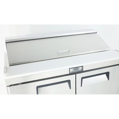 Atosa MSF8302GR Two Door Sandwich Prep Table 48-1/4"W, 13.38 Cu. Ft. image 2