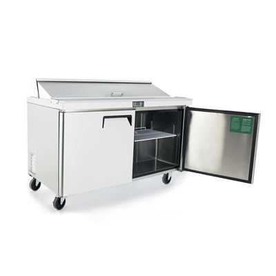 Atosa MSF8303GR Two Door Sandwich Prep Table 60-1/4"W, 17.2 Cu. Ft. image 2