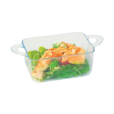 Packnwood "LOUKIA" Transparent Casserole Dish with Rigid Lid, 2 oz, 3.8" x 2" x 1.1", Case of 144 image 1