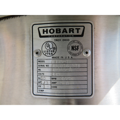 Hobart 6115T Potato Peeler, Used Great Condition image 3