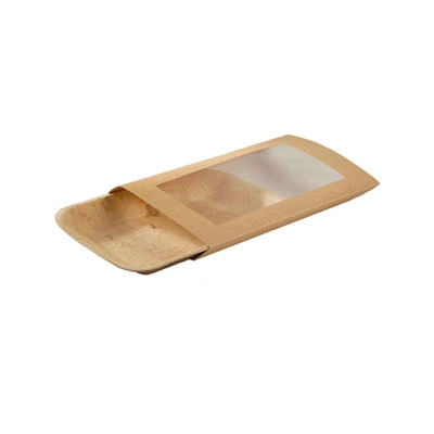 Packnwood Rectangular Palm Leaf Plate, 9.5" x 6.3" H, Case of 100 image 4