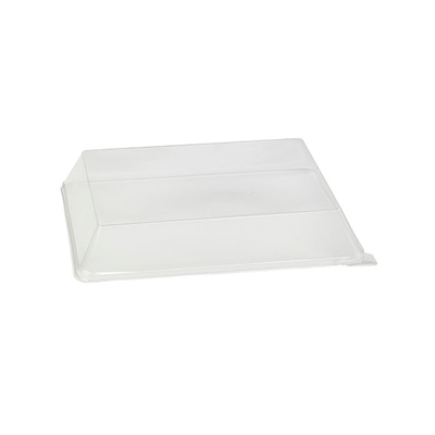 Packnwood Clear Recyclable Lid for 210BBA2621, 10.6" x 7.87" x 0.39" H, Case of 200 image 1