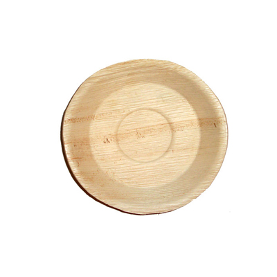 Packnwood Palm Leaf Bowl / Plate, 16 oz., 7" Dia. x 1" H, Case of 100 image 1