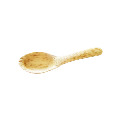 Packnwood Bamboo Leaf Tasting Spoon, 5", Case of 500 image 2