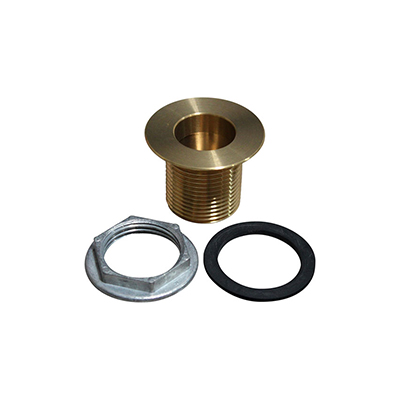 CHG (Component Hardware Group) OEM # E16-4010-LW, Brass Sink Drain - 1" NPS; 1 1/2" Long; 1 3/8" Sink Opening image 1