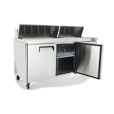 Atosa MSF8304GR Three Door Sandwich Prep Table 72-11/16"W, 21.13 Cu. Ft. image 1