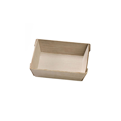 Packnwood Samurai Mini Square Wooden Tray, 2.4" x 2.4", Case of 200 image 3