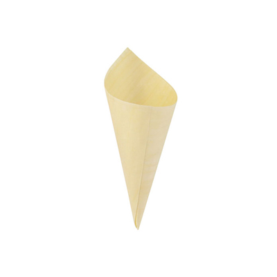 Packnwood Bamboo Cone and Temaki Display, 3 Cavities, 0.8" Dia., 6.25" x 3" x 3.5" H, Case of 10 image 3