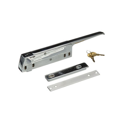 Kason 11-1/2" Magnetic Door Latch with Lock and Strike image 1