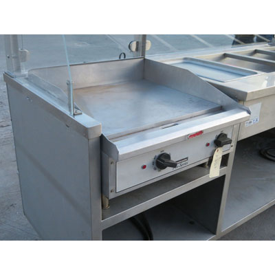 Custom Cool Hot Food Bain Marie & Griddle, Used Great Condition image 3