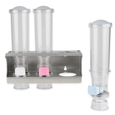 Server 80103 Three 24 Oz Dispensers in Rack; for Granular Sweeteners image 2