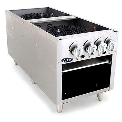 Atosa ATSP-18-2 Double Stock Pot Stove, LP image 4