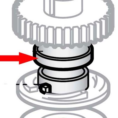 Bronze Clutch Gear Bearing For Hobart Mixers A120 A200 OEM # 12695 image 1