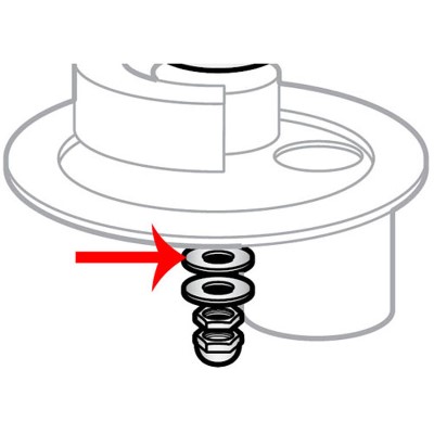 Fiber Washer (Pkg./10) For Hobart Mixer OEM # 124946 image 1