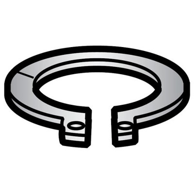 Upper Agitator Shaft Retaining Ring For Hobart Mixers OEM # RR-4-6 - Pack of 2 image 1