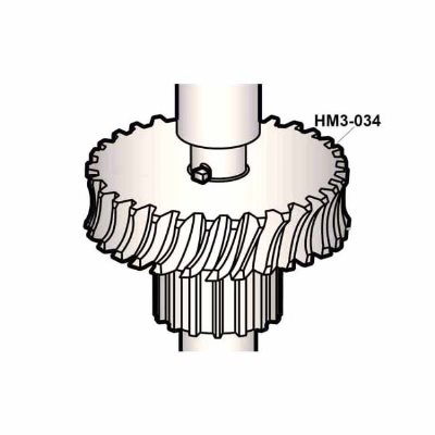 Bronze Gear Worm (29T / 60HZ) For Hobart Mixer D300 Transmission Unit OEM # 70034 image 1