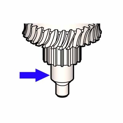 Worm Gear Shaft For Hobart Mixer D300 Transmission Unit OEM # 00-291130 image 1