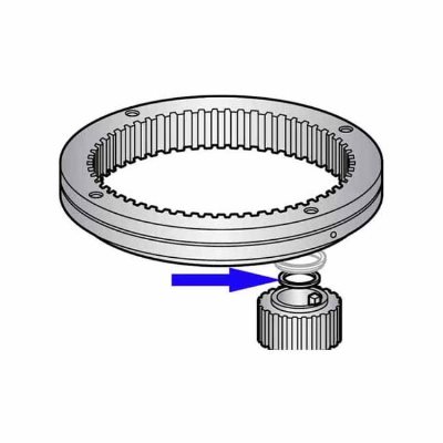 Agitator Shaft Retaining Ring For Hobart Mixer Planetary Units H600, L800, M802 OEM # RR-005-08 image 1