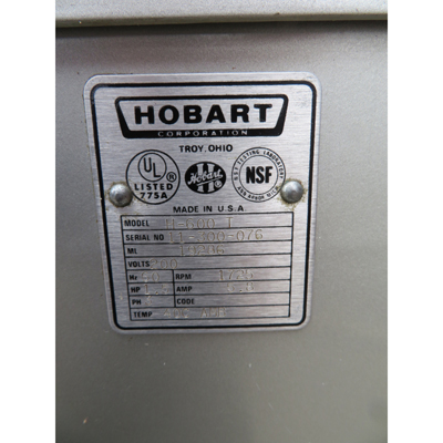 Hobart 60 Quart H600T Mixer, Used Great Condition image 3