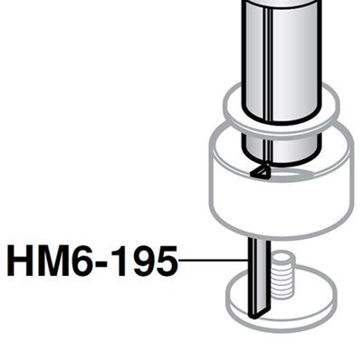 Lower Planetary Key for Hobart Mixers OEM # 12430-195 image 1