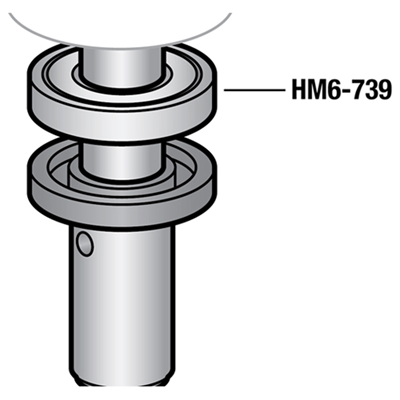 Lower Agitator Shaft Bearing for Hobart Mixers OEM # BB-7-39 image 1