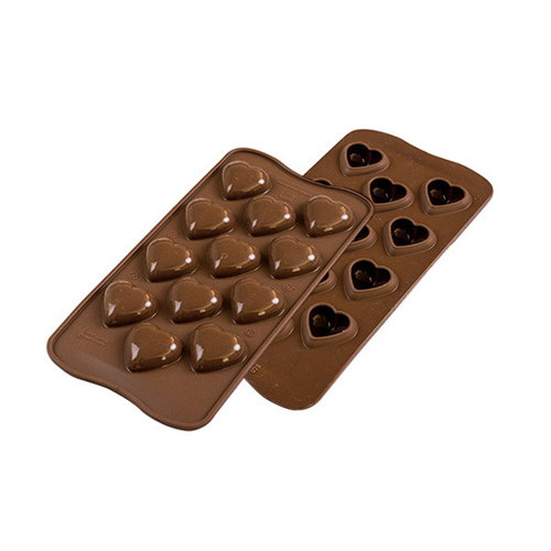 Silikomart Silicone Chocolate Mold, My Love, 12 Cavities image 1