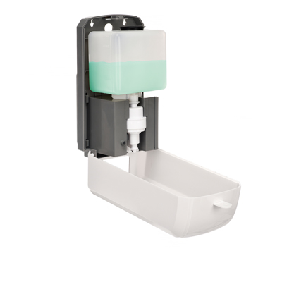 Alpine Automatic Hands-Free Liquid/Gel Hand Sanitizer/Soap Dispenser, 1200 mL, White image 5