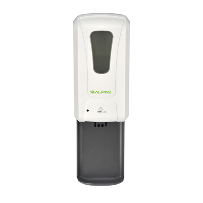 Alpine Automatic Hands-Free Liquid/Gel Hand Sanitizer/Soap Dispenser with Floor Stand, 1200 mL, White image 8