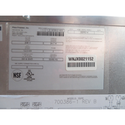 Pitco SSPE14 Pasta Cooker, Used Great Condition image 4